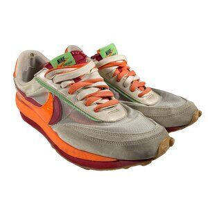 DH1347-100 LDWaffle x sacai x CLOT x Nike 'Orange Blaze' mens size US 10